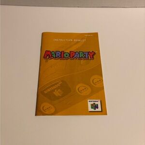 Mario Party Instruction Booklet - Nintendo 64